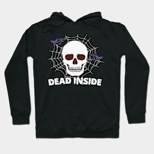 Dead Inside Funny skeleton Hoodie